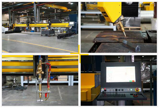 上Ｄ瞎2810米超长跨距无限回转数控坡口切割机