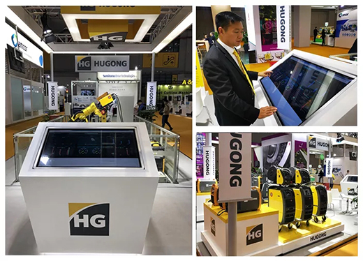 进博会首日南宫28意大利CEA展位展品智能焊接与切割云系统