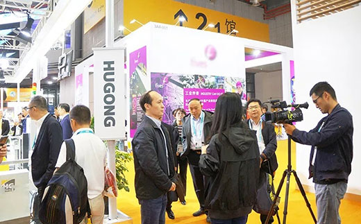 江苏常州卫视拍摄南宫28意大利CEA展位