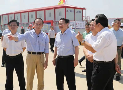 江西省省长易炼红莅临上Ｄ瞎28南昌项目建设现场调研